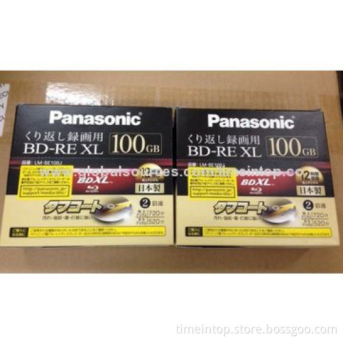 Panasonic LM-BE100J BDXL 100GB BD-RE XL Blu-Ray Triple Layer Rewritable Disc